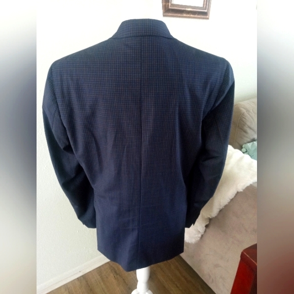 CHRISTIAN DIOR Monsieur Vintage Wool Black Sport Coat | 46 R - Picture 7 of 9